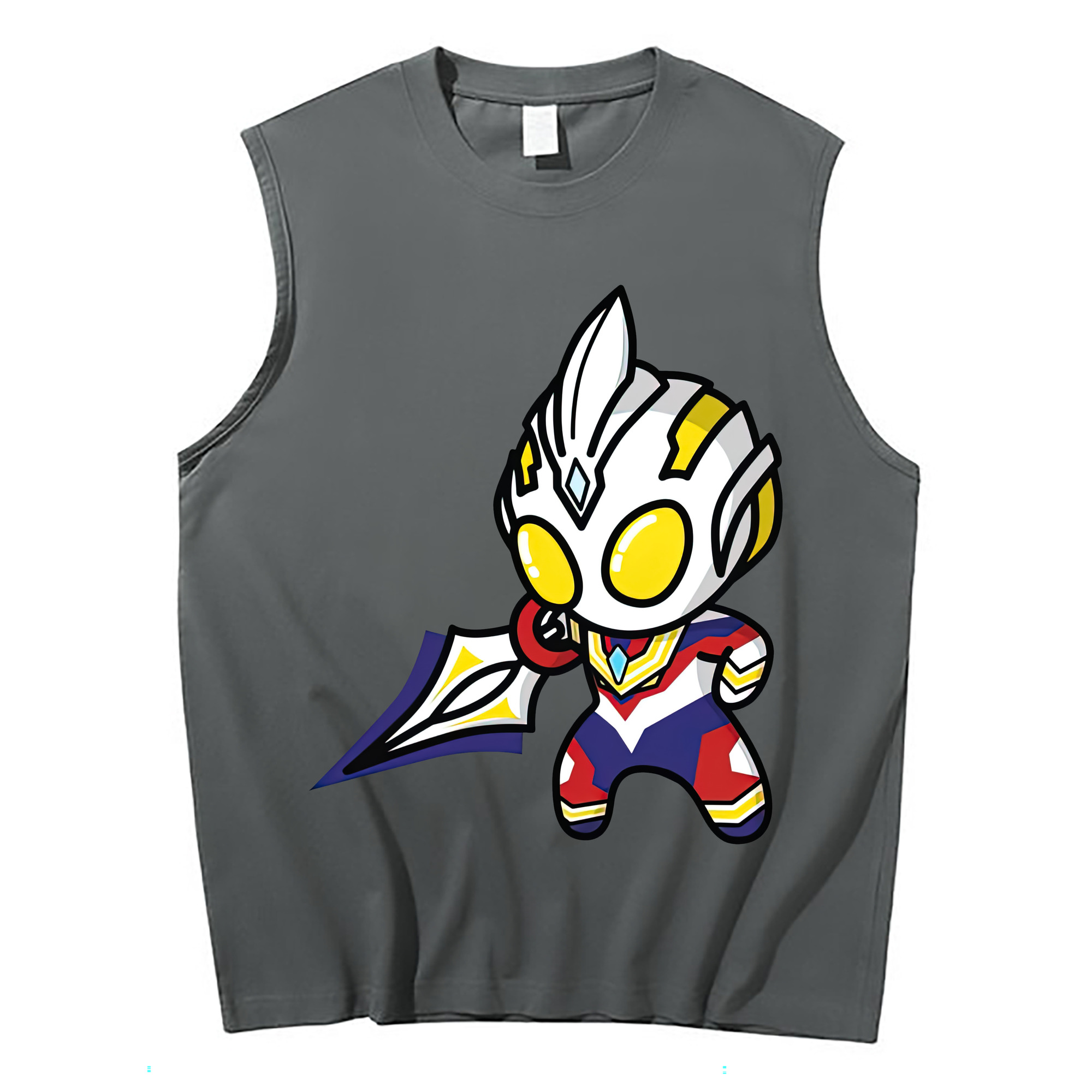 （画像用） ウルトラマン Ultraman コットン100％タンクトップ（フロントプリント）
